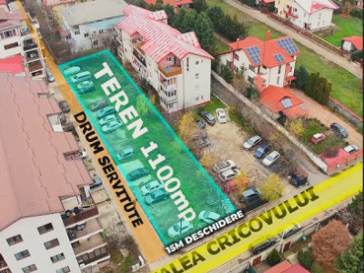 Teren 1109 mp,15m deschidere+ BONUS drum, Prelungirea Ghencea, Drumul Cricovului